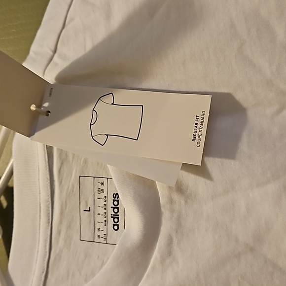 NWT ADDIDAS cotton tee. NWT L - Picture 3 of 7